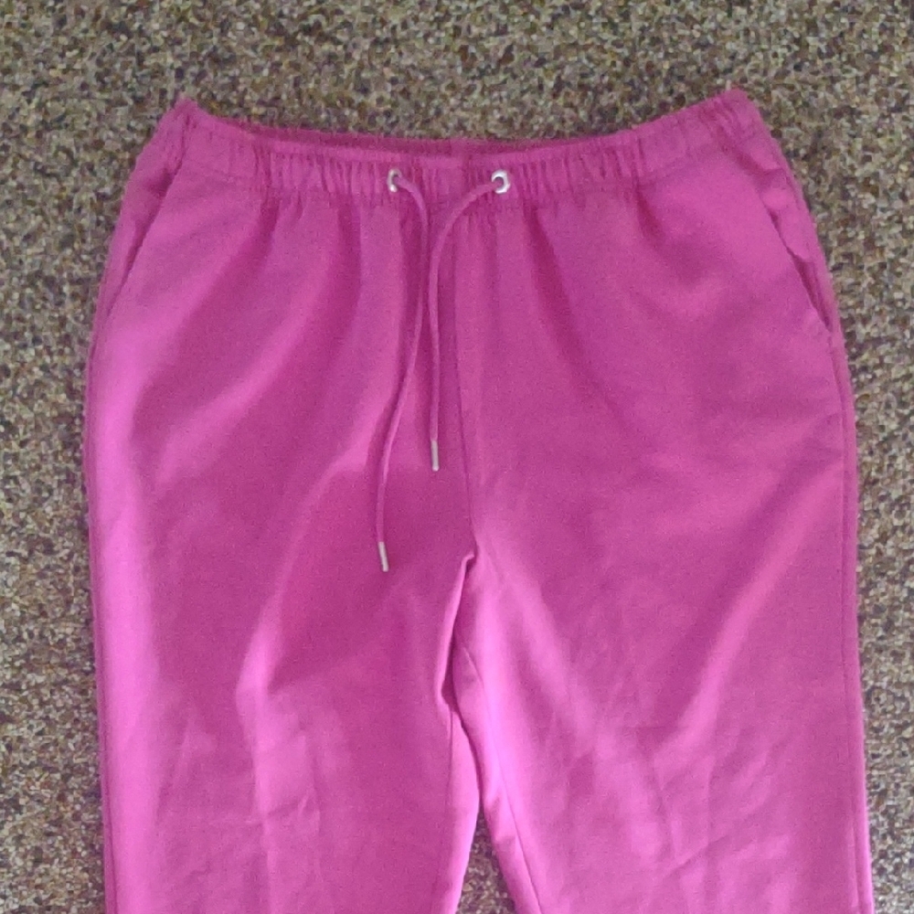 French Connection Pink Drawstring Pants, Size‎ 8 - Picture 2 of 5